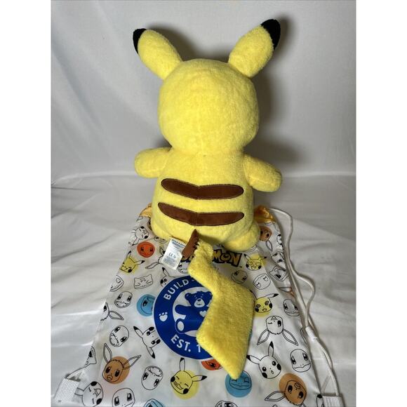 Build A Bear Pokemon Pikachu Plush Stuffed Toy 18" BAB With Original Bag - Picture 4 of 10